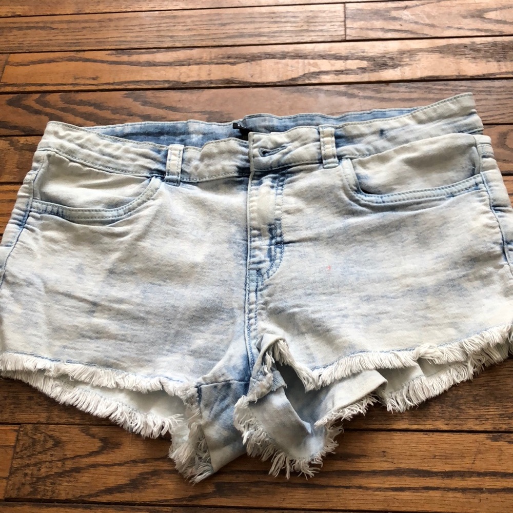 Light blue shorts